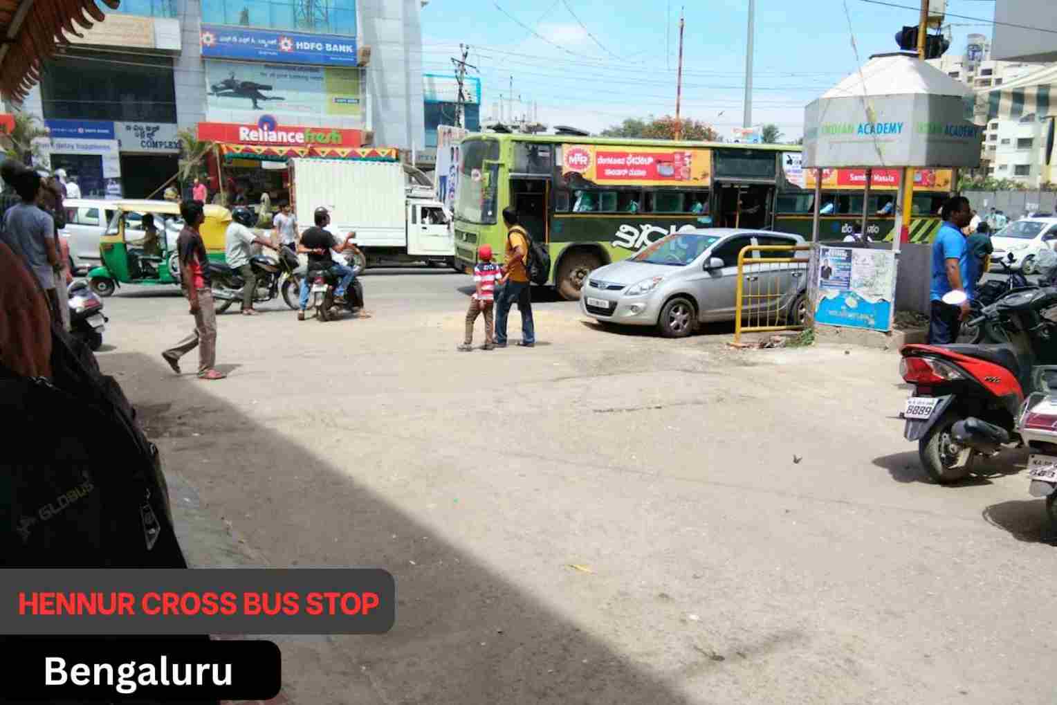 Hennur Cross Bus Stop
