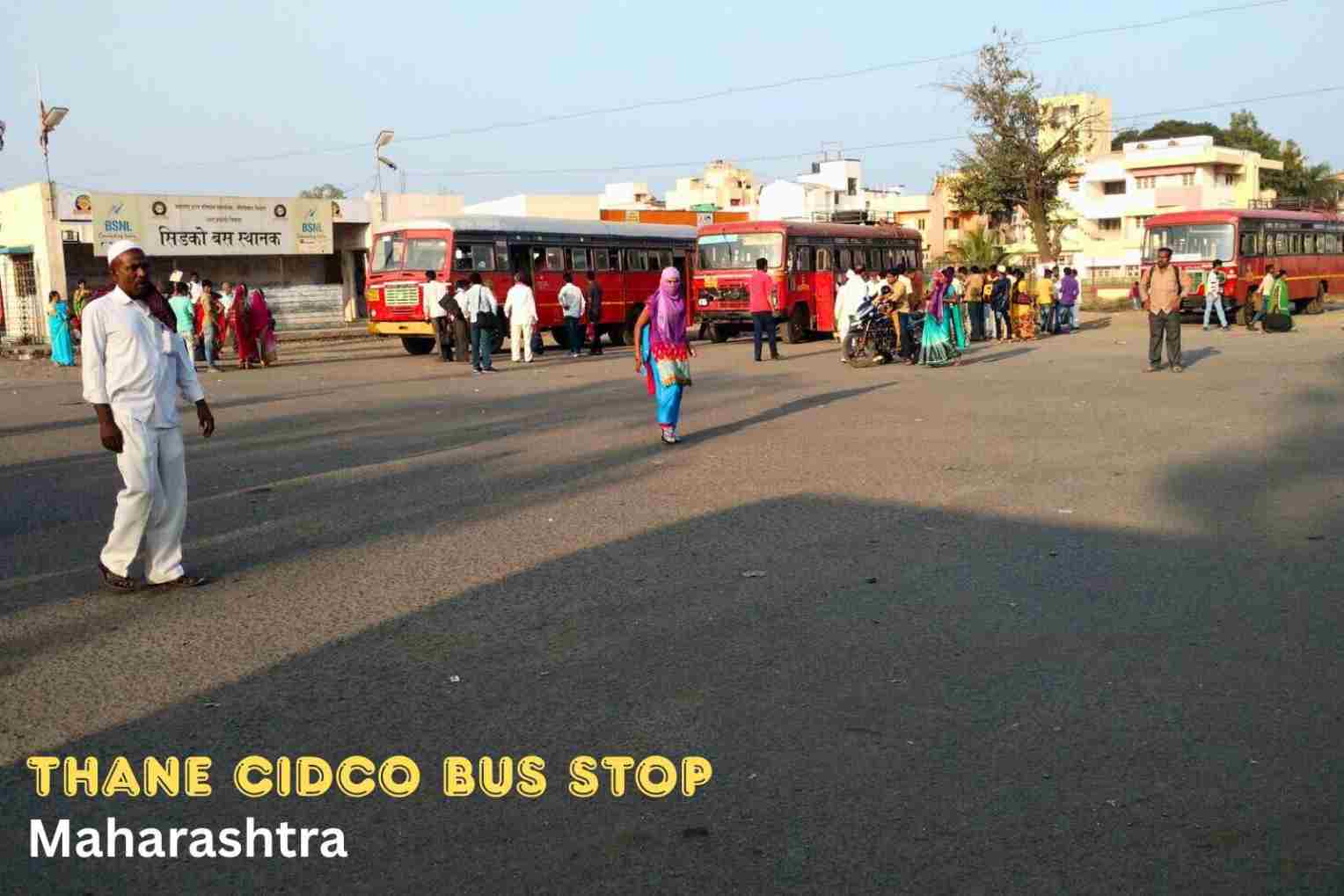 Thane CIDCO Bus Stop